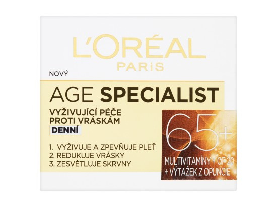 L’Oréal Paris Age Specialist 65+ vyživující denní krém proti vráskám 50 ml