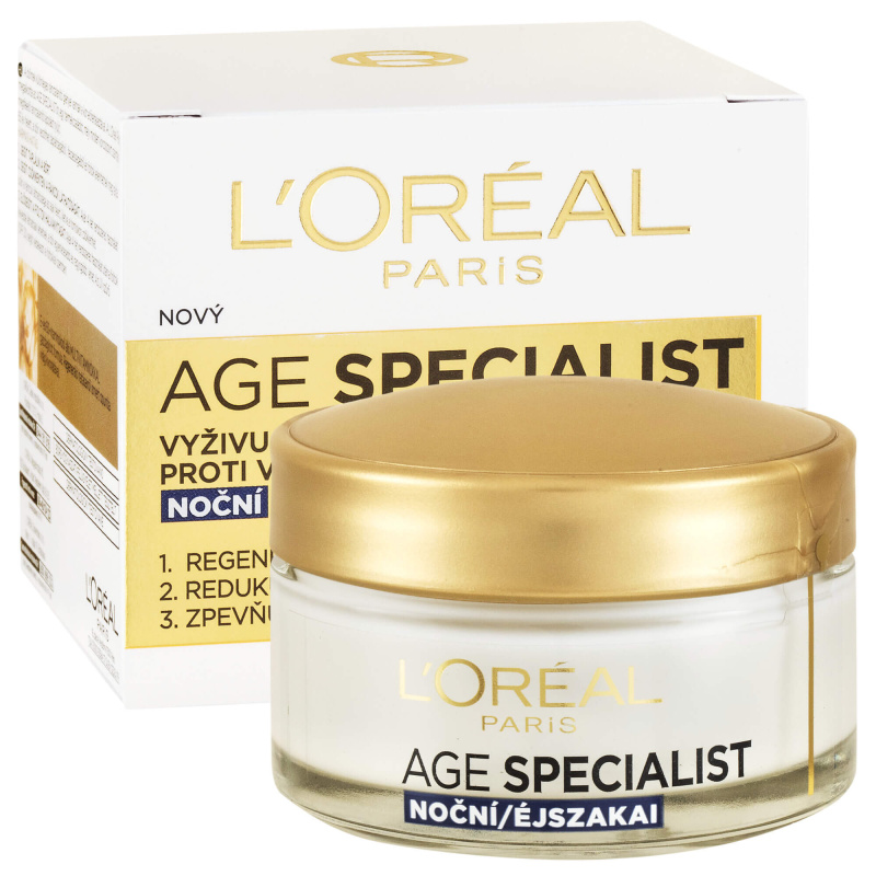 L’Oréal Paris Age Specialist 65+ vyživující noční krém proti vráskám 50 ml