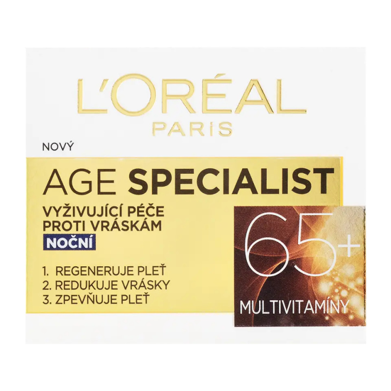 L’Oréal Paris Age Specialist 65+ vyživující noční krém proti vráskám 50 ml
