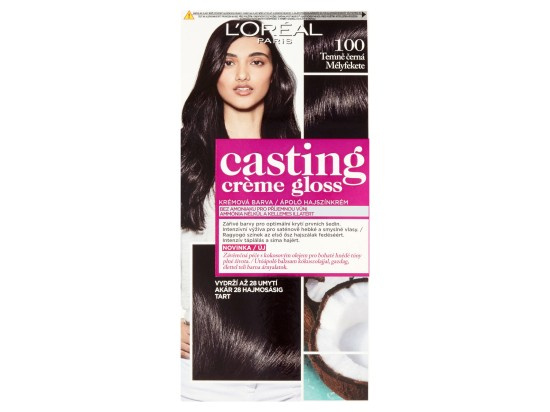L’Oréal Paris Casting Creme Gloss barva na vlasy odstín 100 Deep Black 1 ks