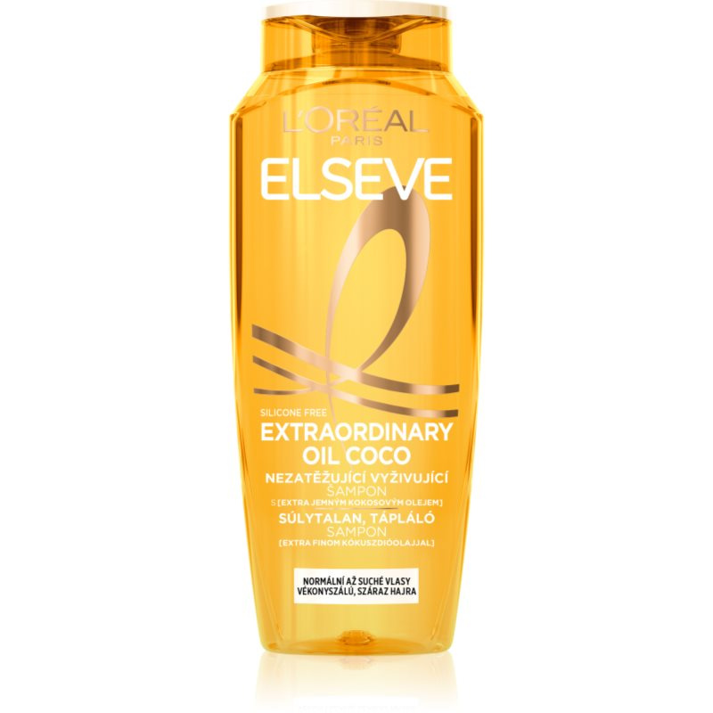 L’Oréal Paris Elseve Extraordinary Oil Coconut vyživující šampon pro normální až suché vlasy 400 ml