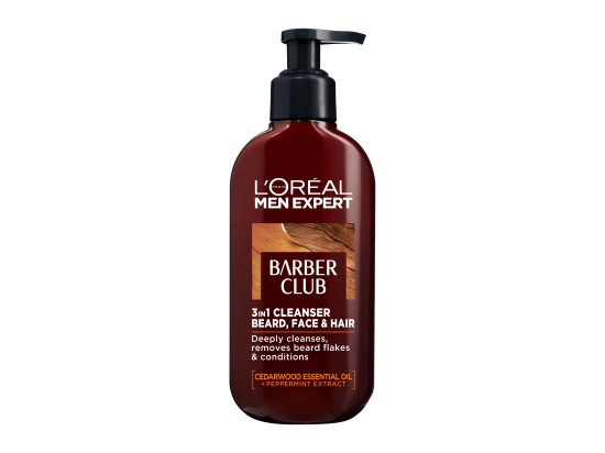 L’Oréal Paris Men Expert Barber Club čisticí gel na vousy, tvář a vlasy 200 ml