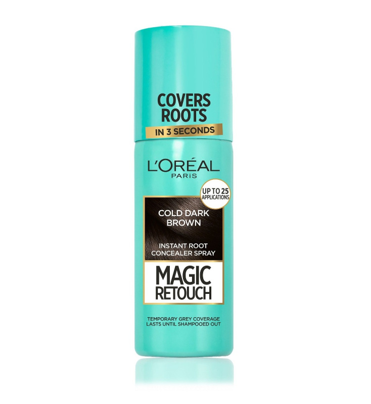 L’Oréal Paris Magic Retouch sprej pro okamžité zakrytí odrostů odstín Cold Dark Brown 75 ml