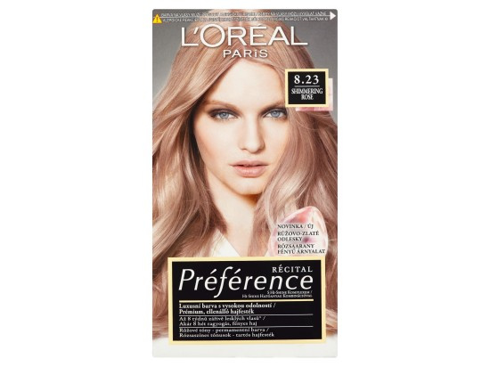 L’Oréal Paris Préférence barva na vlasy odstín 8.23 Medium Rose Gold 1 ks