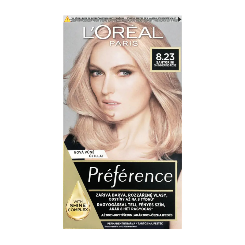 L’Oréal Paris Préférence barva na vlasy odstín 8.23 Medium Rose Gold 1 ks