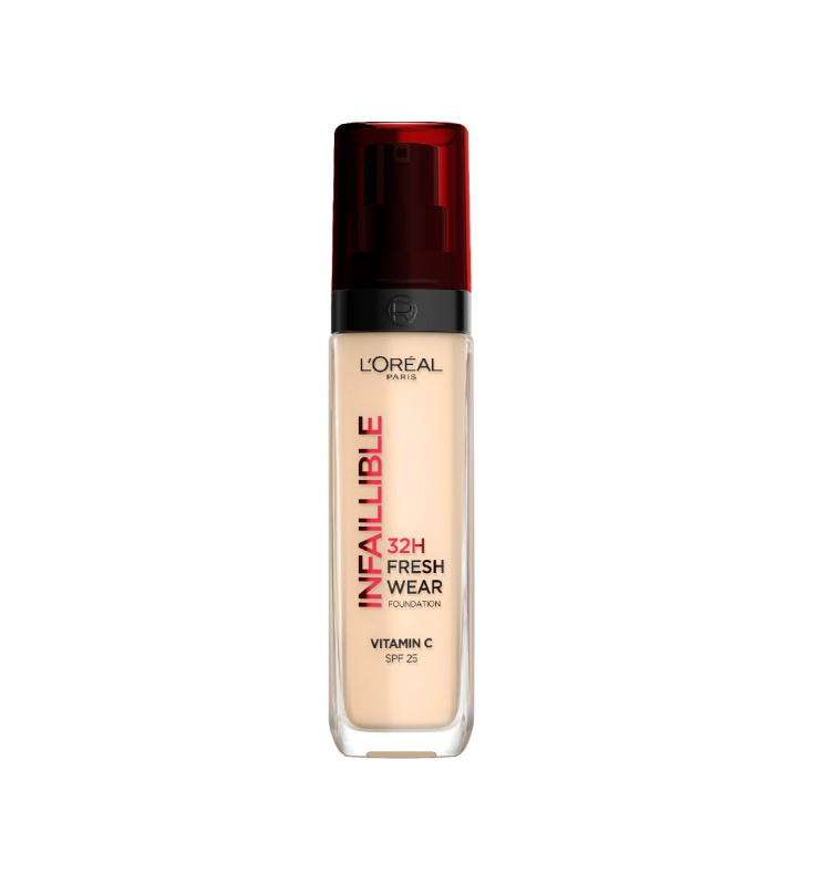 L’Oréal Paris Infaillible 32H Fresh Wear dlouhotrvající tekutý make-up odstín 015 Porcelain 30 ml
