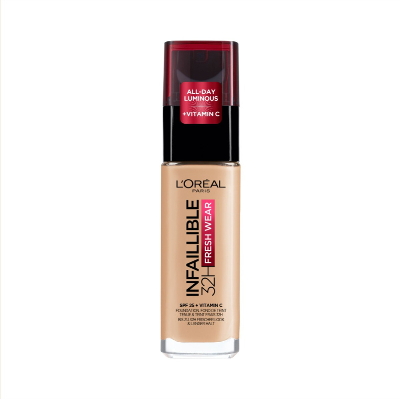 L’Oréal Paris Infaillible 32H Fresh Wear dlouhotrvající tekutý make-up odstín 120 Vanilla 30 ml