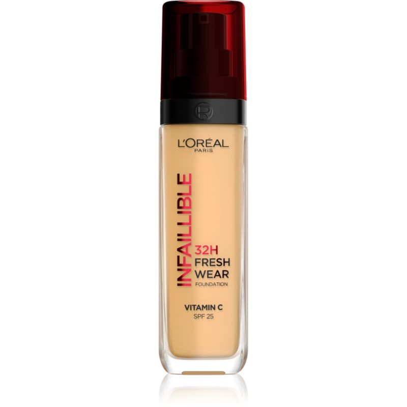 L’Oréal Paris Infaillible 32H Fresh Wear dlouhotrvající tekutý make-up odstín 140 Golden Beige 30 ml