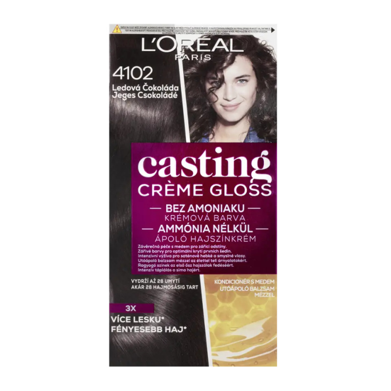 L’Oréal Paris Casting Creme Gloss barva na vlasy odstín 4102 Iced Chocolate 1 ks