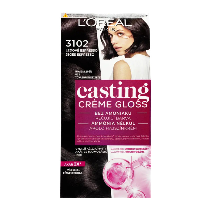 L’Oréal Paris Casting Creme Gloss barva na vlasy odstín 3102 Iced Espresso 1 ks