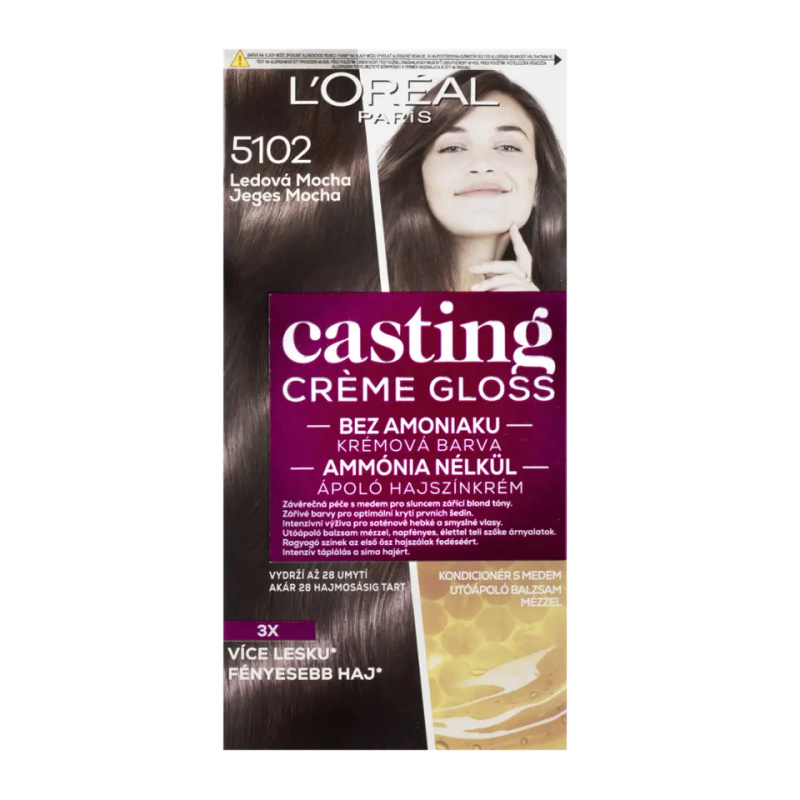 L’Oréal Paris Casting Creme Gloss barva na vlasy odstín 5102 Iced Mocha 1 ks