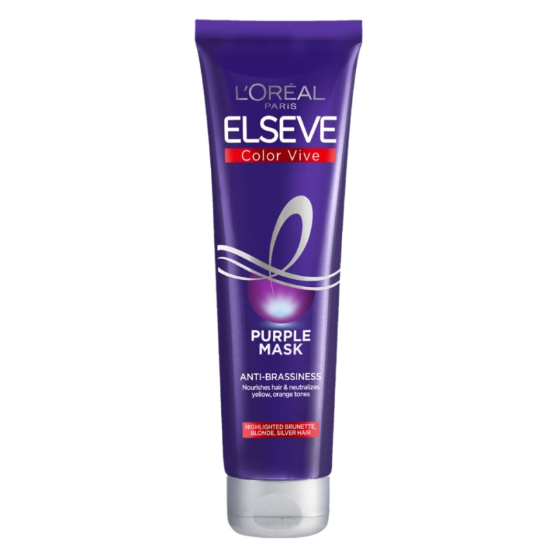 L’Oréal Paris Elseve Color-Vive Purple vyživující maska pro blond a melírované vlasy 150 ml