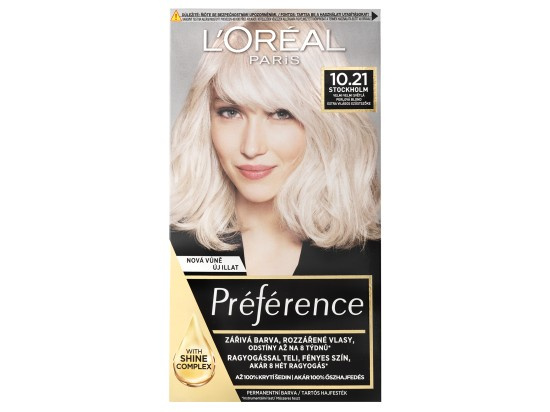 L’Oréal Paris Préférence barva na vlasy odstín 10.21 Super Light Pearl Blonde