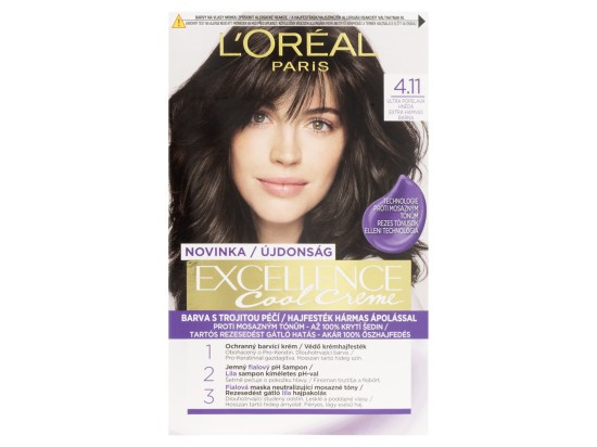 L’Oréal Paris Excellence Cool Creme barva na vlasy odstín 4.11 Ultra Ash Brown