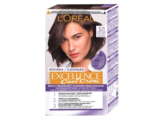 L’Oréal Paris Excellence Cool Creme barva na vlasy odstín 5.11 Ultra Ash Light Brown