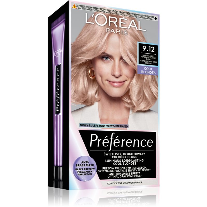 L’Oréal Paris Préférence barva na vlasy odstín 9.12 Siberia 1 ks
