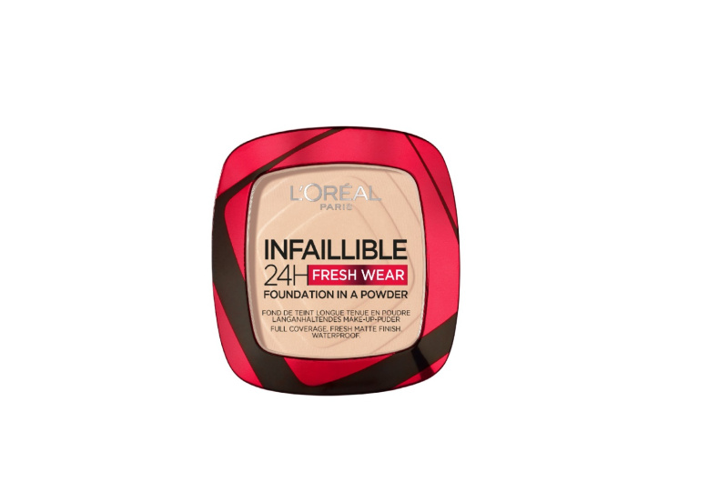 L’Oréal Paris Infaillible Fresh Wear 24h pudrový make-up odstín 20 Ivory 9 g