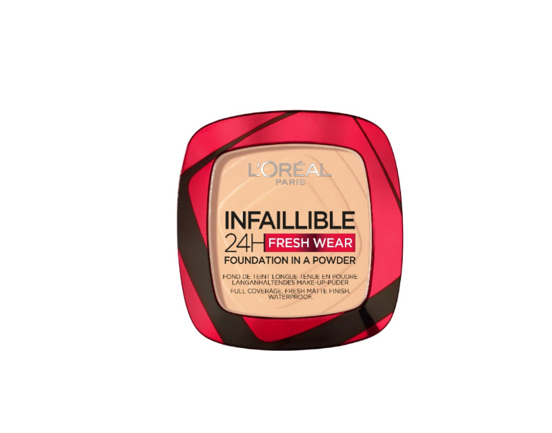 L’Oréal Paris Infaillible Fresh Wear 24h pudrový make-up odstín 40 Cashmere 9 g