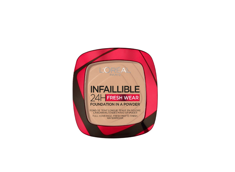 L’Oréal Paris Infaillible Fresh Wear 24h pudrový make-up odstín 120 Vanilla 9 g