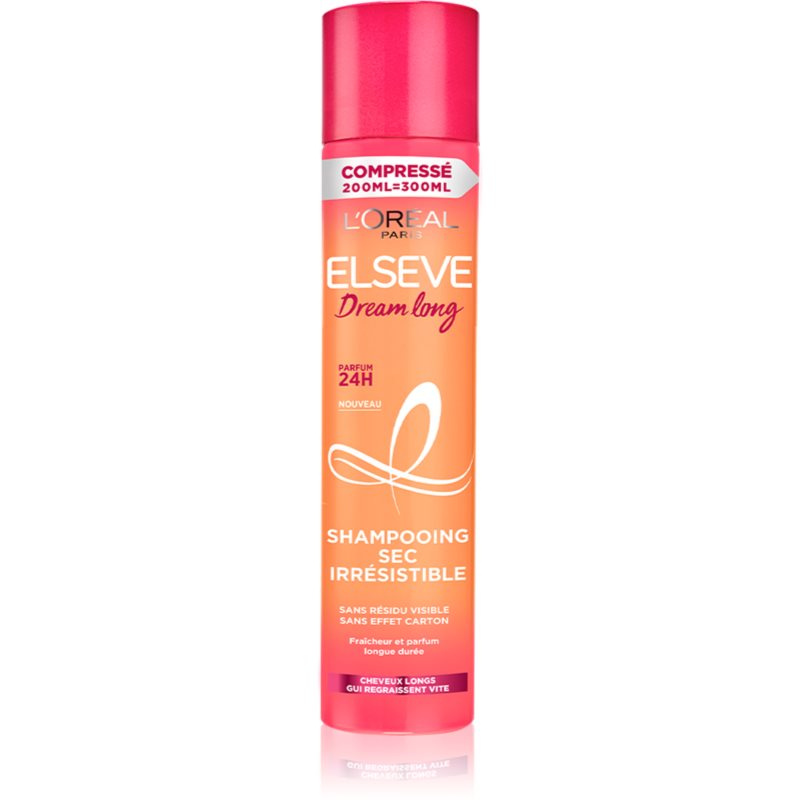 L’Oréal Paris Elseve Dream Long suchý šampon pro objem vlasů, který nezanechává bílé stopy 200 ml