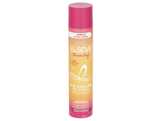 L’Oréal Paris Elseve Dream Long suchý šampon pro objem vlasů, který nezanechává bílé stopy 200 ml