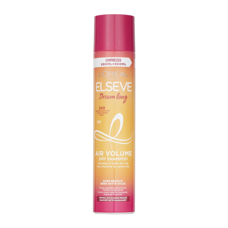 L’Oréal Paris Elseve Dream Long suchý šampon pro objem vlasů, který nezanechává bílé stopy 200 ml