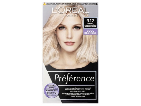 L’Oréal Paris Préférence barva na vlasy odstín 9.12 Very Light Ash Beige Blonde