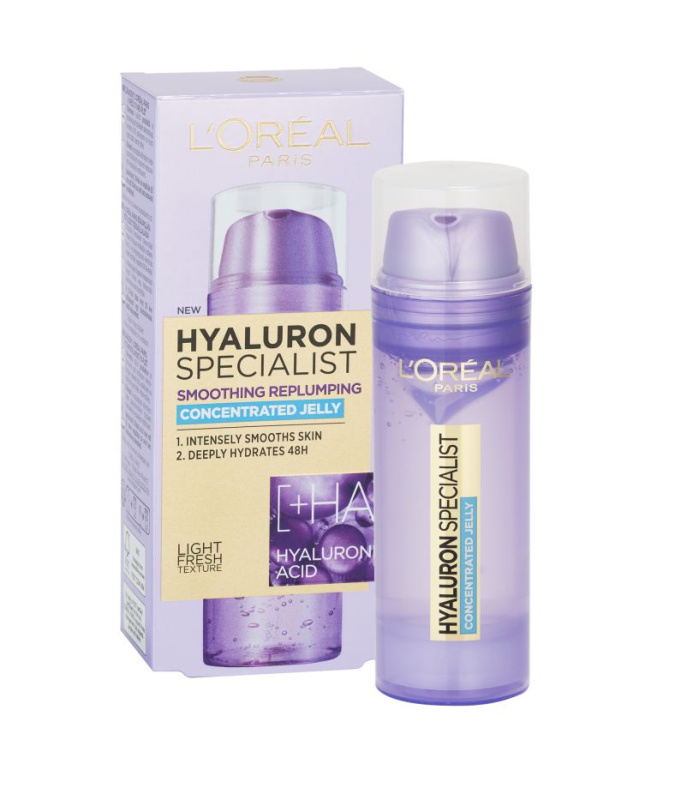 L’Oréal Paris Hyaluron Specialist Jelly intenzivně vyživující a hydratační denní krém s kyselinou hyaluronovou 50 ml