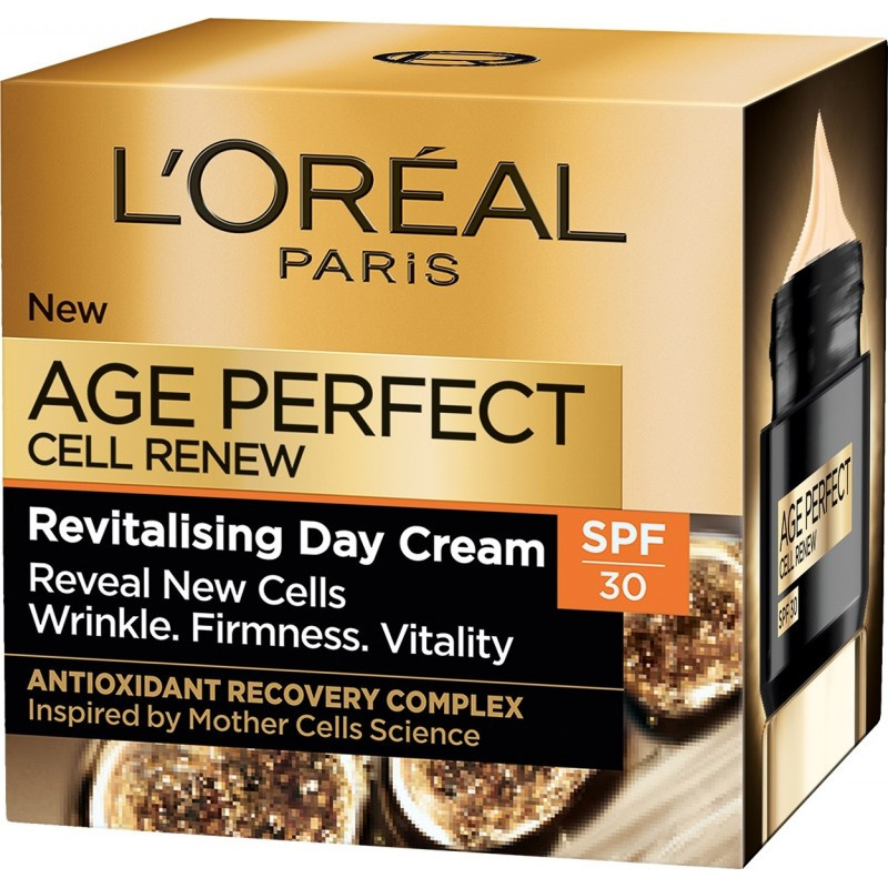 L’Oréal Paris Age Perfect Cell Renew denní krém proti vráskám SPF 30 50 ml