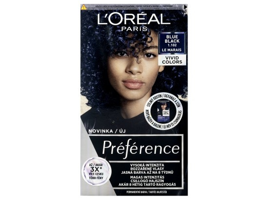 L’Oréal Paris Préférence Vivids barva na vlasy odstín 1.102 blue black 1 ks