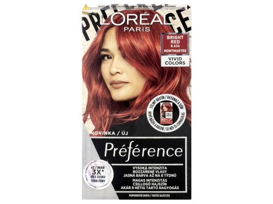 L’Oréal Paris Préférence Vivids barva na vlasy odstín 8.624 bright red 1 ks