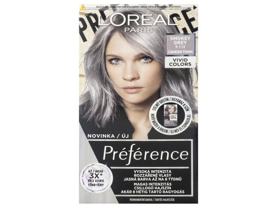 L’Oréal Paris Préférence Vivids barva na vlasy odstín 9.112 smokey grey 1 ks