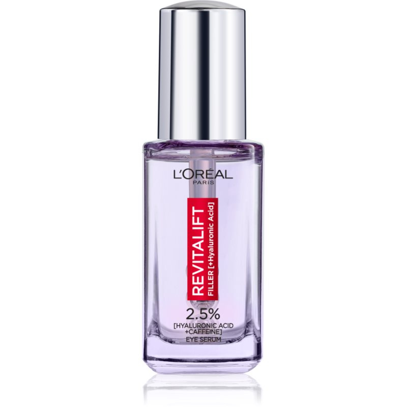 L’Oréal Paris Revitalift Filler rozjasňující oční sérum s kyselinou hyaluronovou 20 ml
