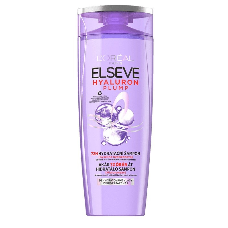 L’Oréal Paris Elseve Hyaluron Plump hydratační šampon s kyselinou hyaluronovou 400 ml