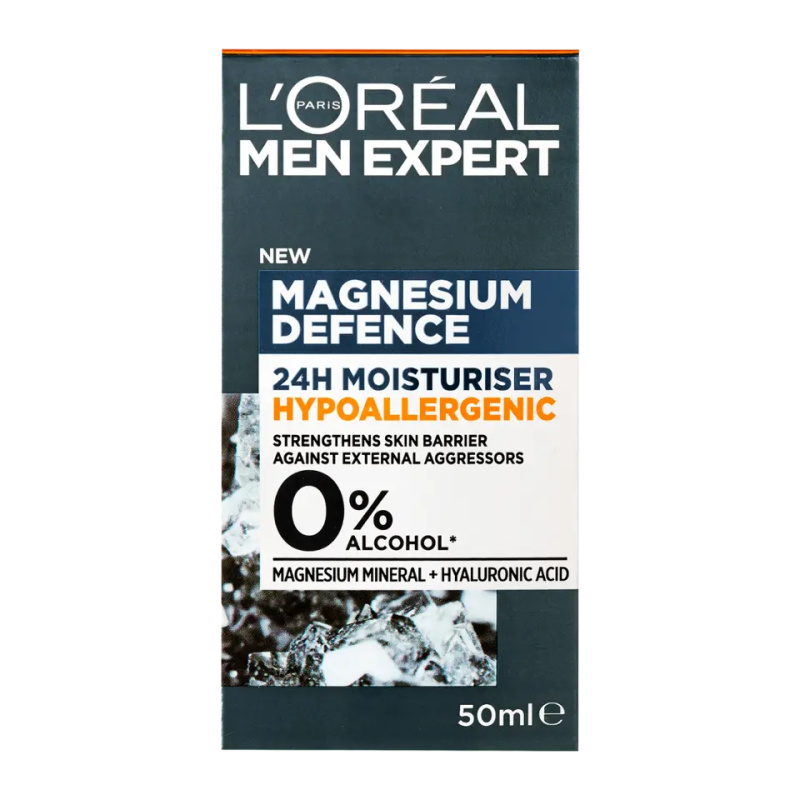 L’Oréal Paris Men Expert Magnesium Defence hydratační krém pro muže 50 ml