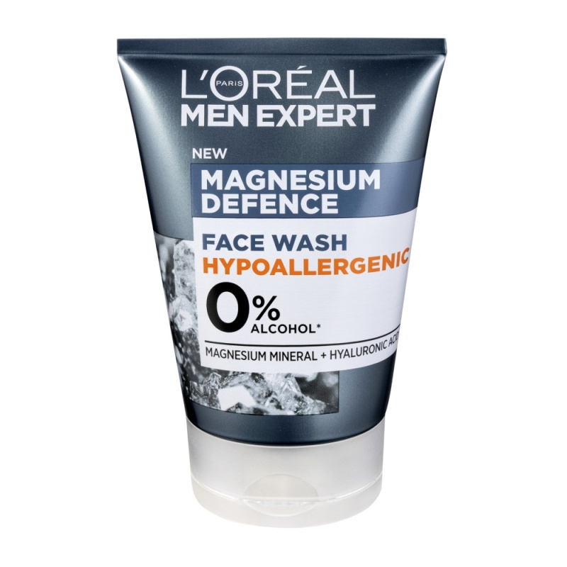L’Oréal Paris Men Expert Magnesium Defence mycí gel na obličej pro muže 100 ml