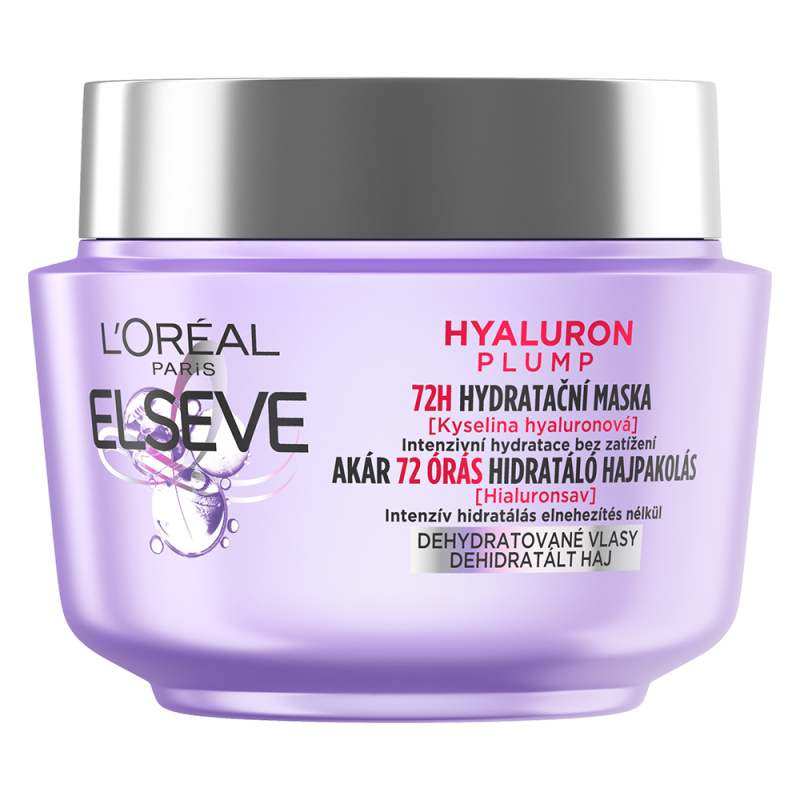 L’Oréal Paris Elseve Hyaluron Plump maska na vlasy s kyselinou hyaluronovou 300 ml