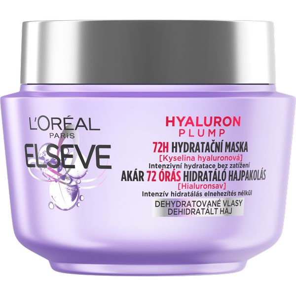 L’Oréal Paris Elseve Hyaluron Plump maska na vlasy s kyselinou hyaluronovou 300 ml
