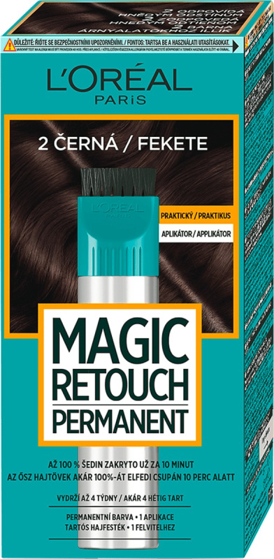 L’Oréal Paris Magic Retouch Permanent tónovací barva na odrosty s aplikátorem odstín 6 LIGHT BROWN