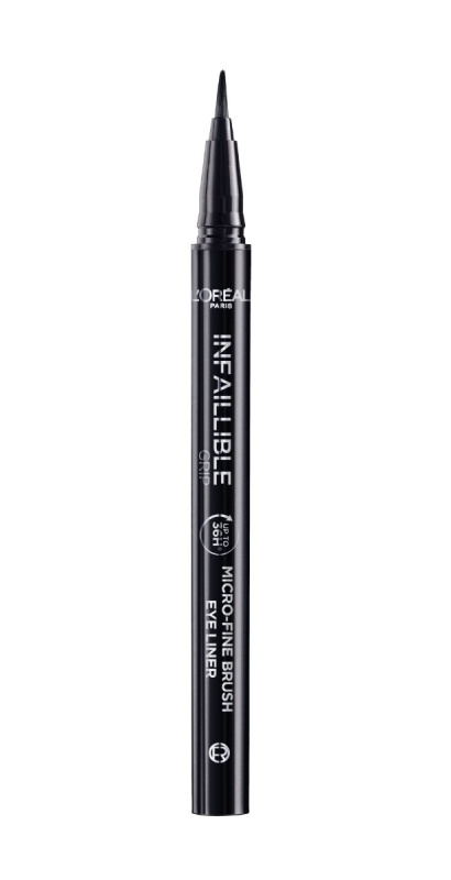 L’Oréal Paris Infaillible Grip 36h Micro-Fine liner linka na oči ve fixu odstín 01 Obsidian black 0,4 g