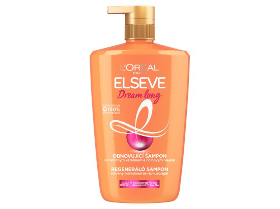 L’Oréal Paris Elseve Dream Long obnovující šampon s pumpičkou 1000 ml