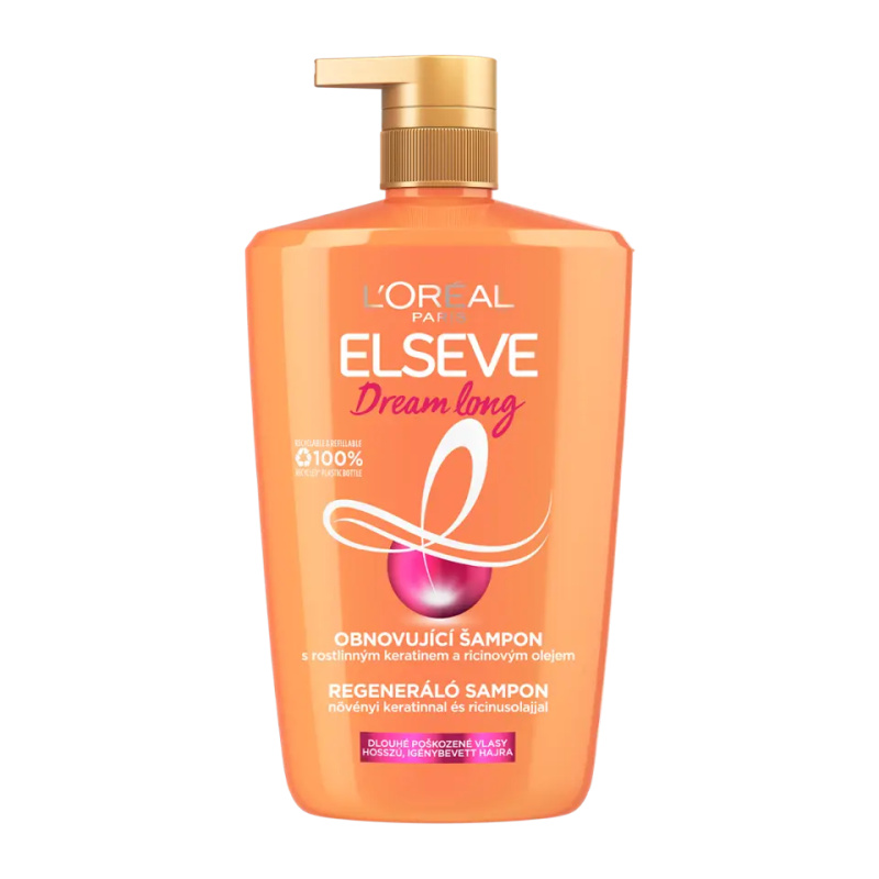 L’Oréal Paris Elseve Dream Long obnovující šampon s pumpičkou 1000 ml