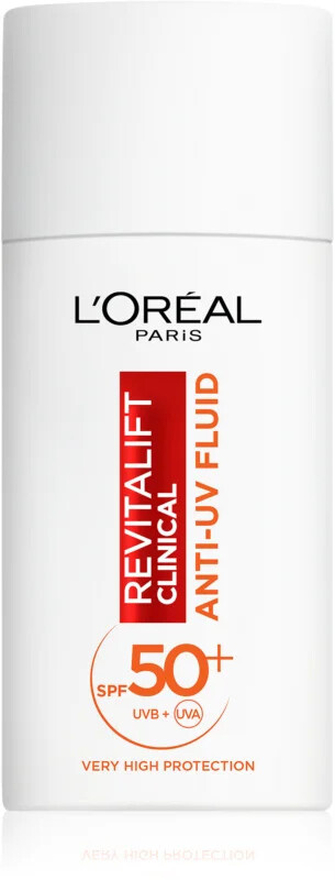 L’Oréal Paris Revitalift Clinical denní pleťový fluid s SPF 50+ a vitaminem C SPF 50+ 50 ml