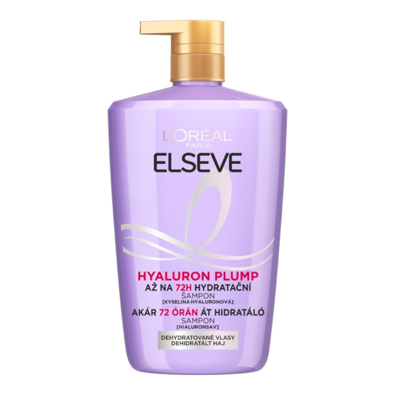 L’Oréal Paris Elseve Hyaluron Plump hydratační šampon s kyselinou hyaluronovou 1000 ml