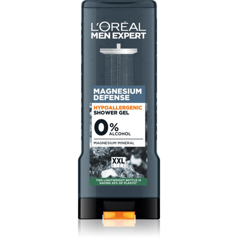 L’Oréal Paris Men Expert Magnesium Defence hypoalergenní sprchový gel pro muže 400 ml