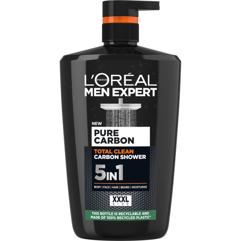 L’Oréal Paris Men Expert Pure Carbon sprchový gel 5 v 1 1000 ml
