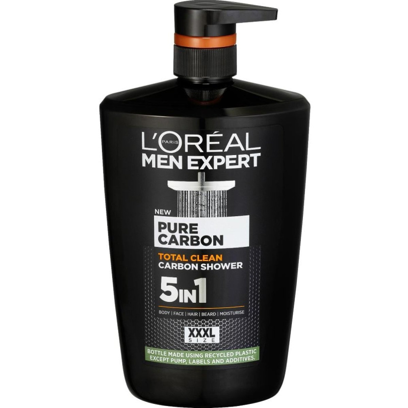 L’Oréal Paris Men Expert Pure Carbon sprchový gel 5 v 1 1000 ml