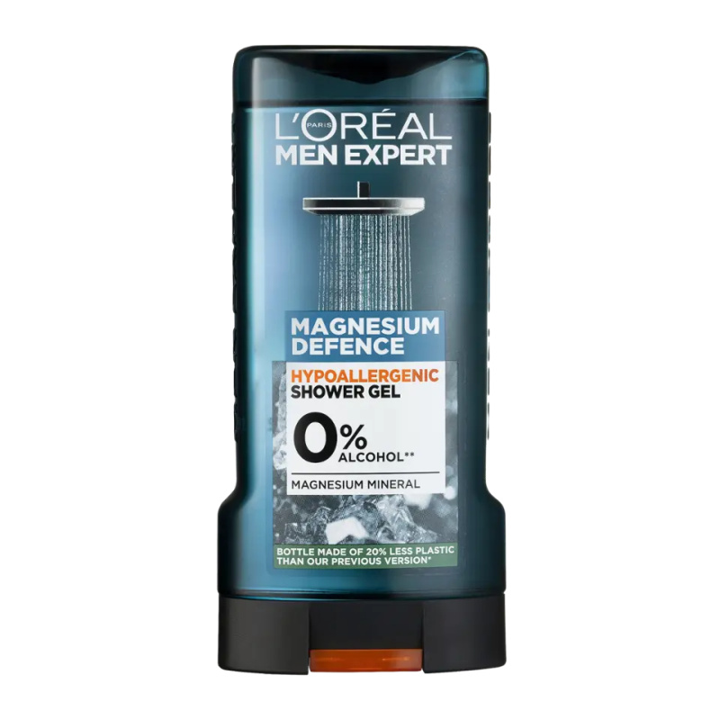 L’Oréal Paris Men Expert Magnesium Defence hypoalergenní sprchový gel pro muže 300 ml
