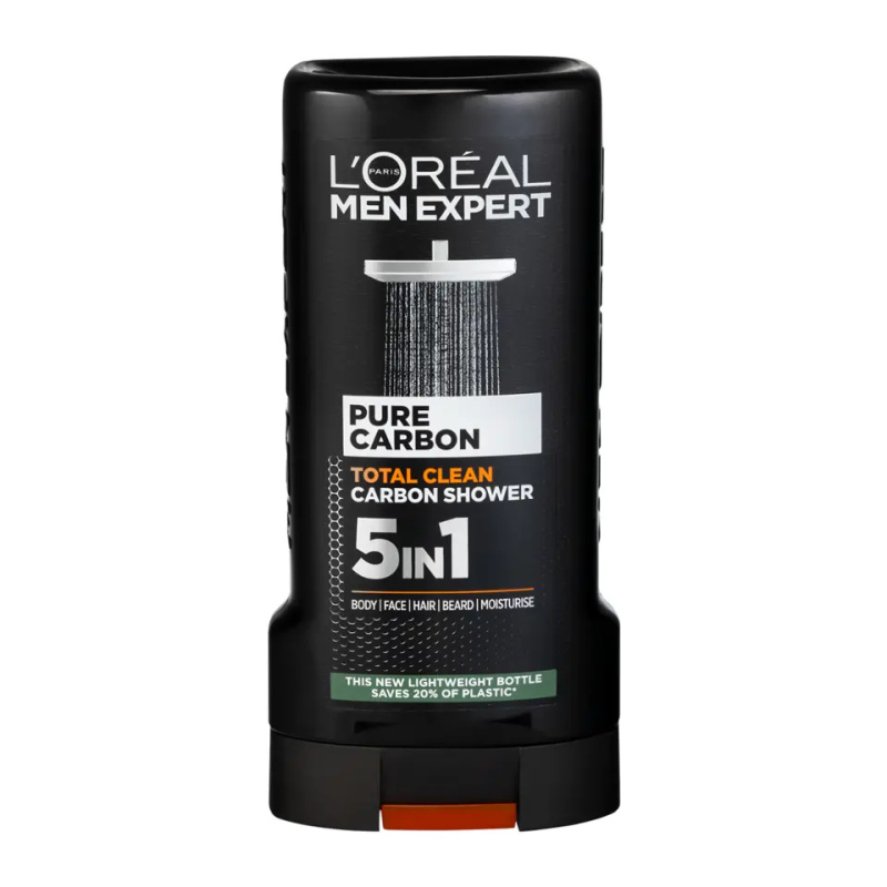 L’Oréal Paris Men Expert Pure Carbon sprchový gel 5 v 1 300 ml