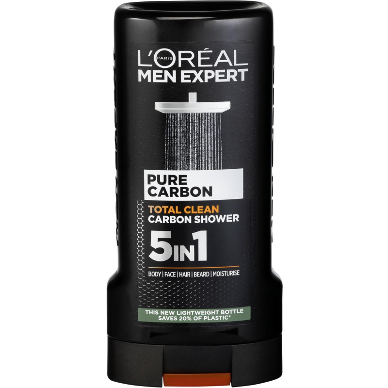 L’Oréal Paris Men Expert Pure Carbon sprchový gel 5 v 1 300 ml